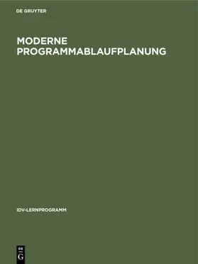 [unknown] |  Moderne Programmablaufplanung | eBook | Sack Fachmedien