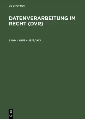 1972/1973 | E-Book | sack.de