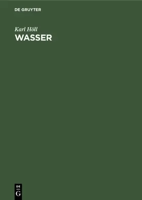 Höll |  Wasser | eBook | Sack Fachmedien
