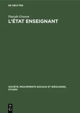 Gruson |  L’État enseignant | eBook | Sack Fachmedien