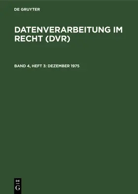 Bühnemann |  Dezember 1975 | Buch |  Sack Fachmedien