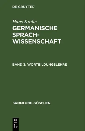 Meid | Wortbildungslehre | Buch | 978-3-11-232889-7 | sack.de
