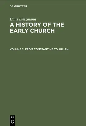 Lietzmann |  From Constantine to Julian | eBook | Sack Fachmedien