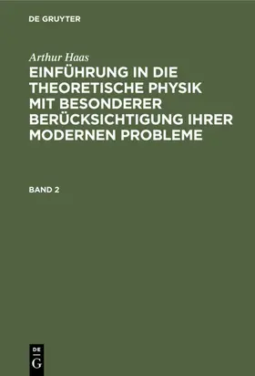Haas |  HAAS: EINF. IN DIE THEORET. PHYSIK BD. 2 2A HETP | eBook | Sack Fachmedien