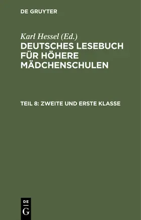 Hessel |  Zweite und Erste Klasse | Buch |  Sack Fachmedien