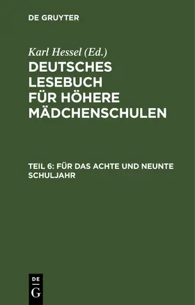 Hessel |  Für das achte und neunte Schuljahr | eBook | Sack Fachmedien