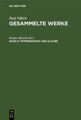 Albrecht |  Offenbarung und Glaube | Buch |  Sack Fachmedien