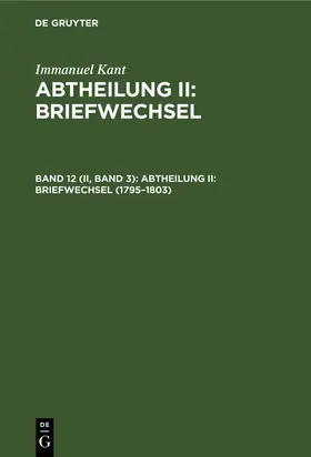 Degruyter |  1795-1803 | Buch |  Sack Fachmedien