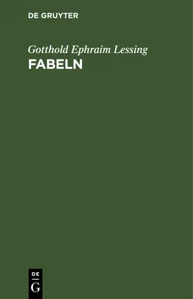 Lessing |  Fabeln | eBook | Sack Fachmedien