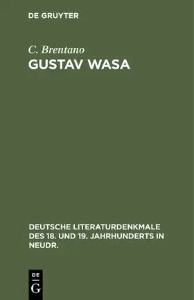 Brentano |  Gustav Wasa | eBook | Sack Fachmedien