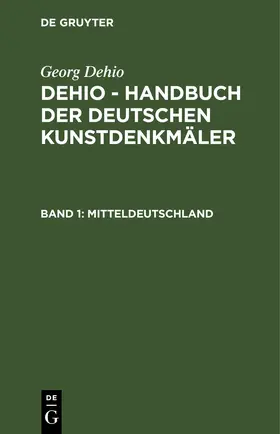 Dehio |  Mitteldeutschland | Buch |  Sack Fachmedien