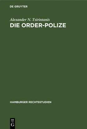 Tsirintanis | Die Order-Polize | E-Book | www2.sack.de