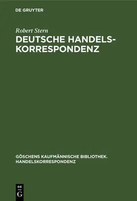 Stern |  Deutsche Handelskorrespondenz | Buch |  Sack Fachmedien