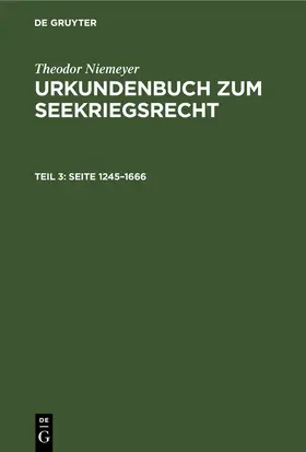 Niemeyer |  Seite 1245–1666 | eBook | Sack Fachmedien