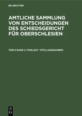 Pogl¿dy / Stellungnahmen | Buch | 978-3-11-239735-0 | www2.sack.de