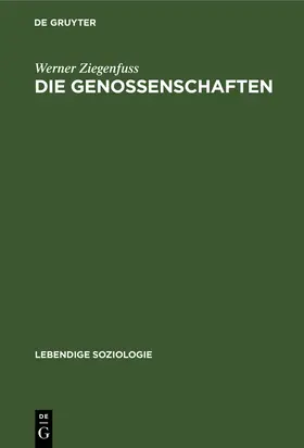 Ziegenfuss |  Die Genossenschaften | Buch |  Sack Fachmedien