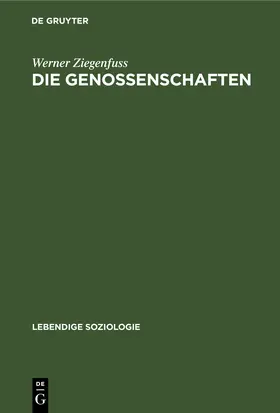 Ziegenfuss | Die Genossenschaften | E-Book | sack.de