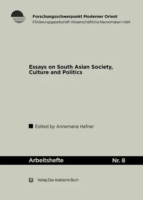 Hafner |  Essays on South Asian Society, Culture and Politics (I) | eBook | Sack Fachmedien