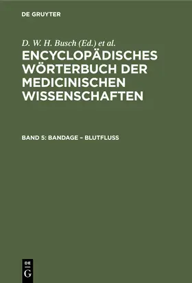 Busch / Hufeland / Gräfe |  Bandage - Blutfluss | Buch |  Sack Fachmedien