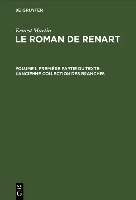 Martin |  Première partie du texte: L’ancienne collection des branches | eBook | Sack Fachmedien