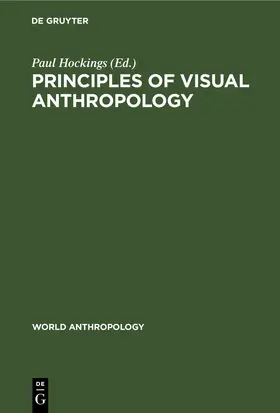 Hockings |  Principles of Visual Anthropology | eBook | Sack Fachmedien