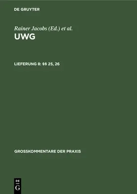 Schultz-Süchting |  §§ 25, 26 | Buch |  Sack Fachmedien