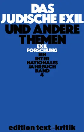 Koebner |  Das jüdische Exil und andere Themen | Buch |  Sack Fachmedien