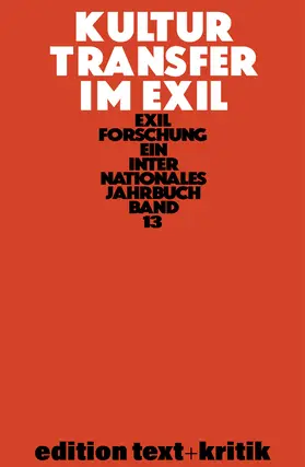 Krohn |  Kulturtransfer im Exil | Buch |  Sack Fachmedien