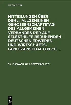 [unknown] |  Eisenach am 8. September 1917 | eBook | Sack Fachmedien