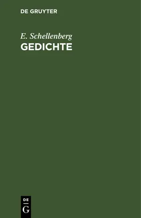 Schellenberg |  Gedichte | eBook | Sack Fachmedien