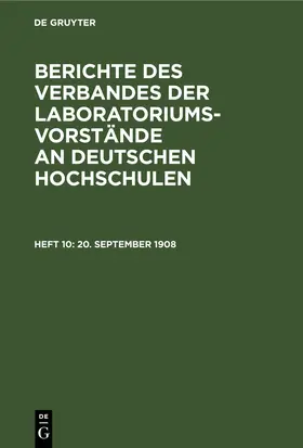 20. September 1908 | E-Book | sack.de