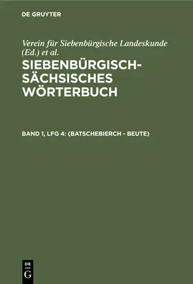Schullerus |  (Batschebierch - Beute) | Buch |  Sack Fachmedien