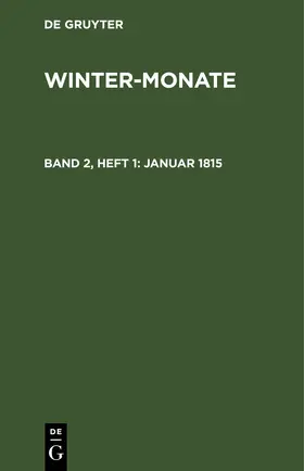  Januar 1815 | eBook | Sack Fachmedien