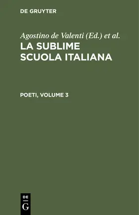 Valenti |  Poeti, Volume 3: Orlando furioso | Buch |  Sack Fachmedien