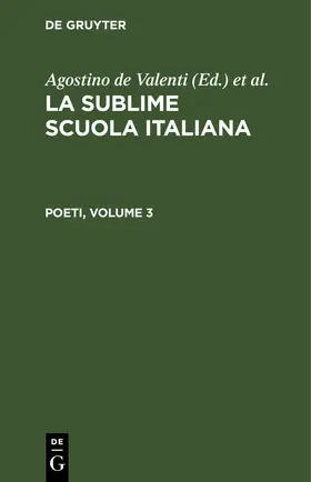 Valenti |  Poeti, Volume 3: Orlando furioso | eBook | Sack Fachmedien
