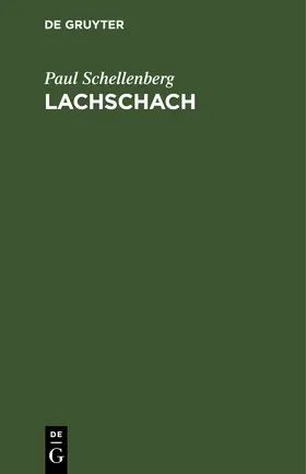 Schellenberg |  Lachschach | eBook | Sack Fachmedien