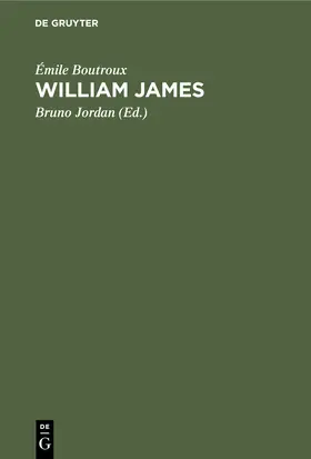 Boutroux / Jordan |  William James | eBook | Sack Fachmedien