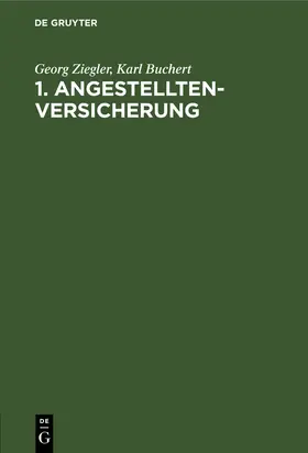 Ziegler / Buchert | 1. Angestelltenversicherung | E-Book | sack.de