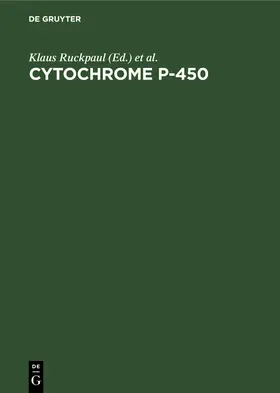 Ruckpaul / Rein |  Cytochrome P-450 | eBook | Sack Fachmedien