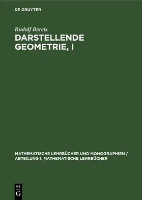 Bereis | Darstellende Geometrie, I | E-Book | www2.sack.de