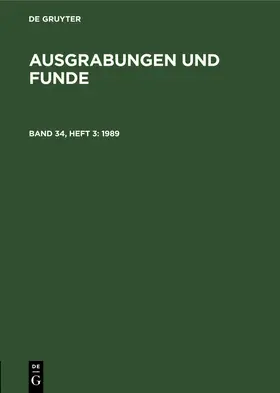 Degruyter |  1989 | Buch |  Sack Fachmedien