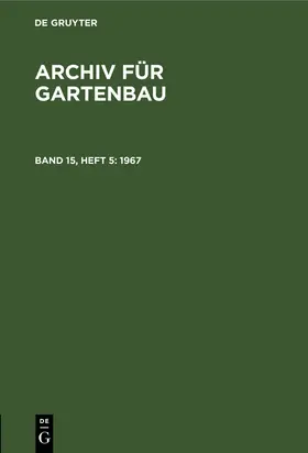1967 | Buch | 978-3-11-247605-5 | sack.de