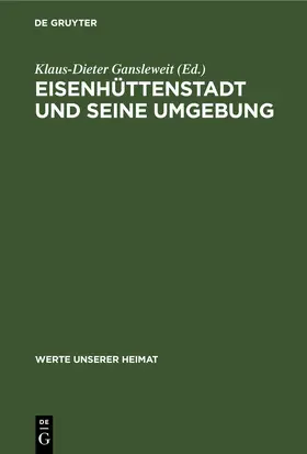 Gansleweit |  Eisenhüttenstadt und seine Umgebung | eBook | Sack Fachmedien