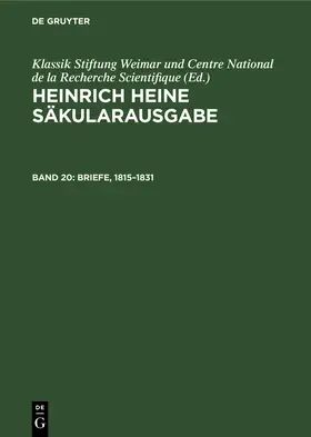 Eisner |  Briefe, 1815-1831 | Buch |  Sack Fachmedien