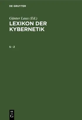 Laux | S - Z | Buch | 978-3-11-247999-5 | www2.sack.de