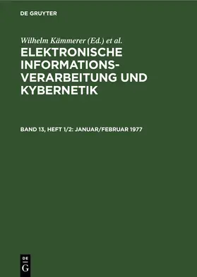 Kämmerer / Thiele |  Januar/Februar 1977 | eBook | Sack Fachmedien