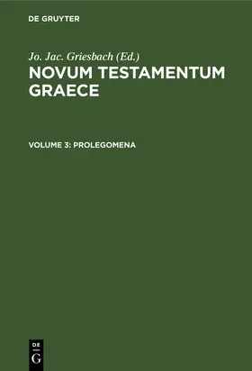 Gregory | Prolegomena | Buch | 978-3-11-249085-3 | www2.sack.de