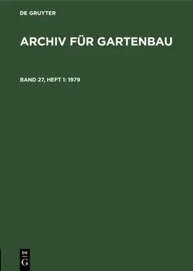 1979 | Buch | 978-3-11-249243-7 | www2.sack.de