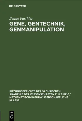 Parthier |  Gene, Gentechnik, Genmanipulation | eBook | Sack Fachmedien