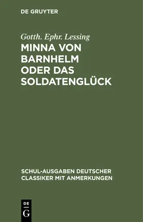 Lessing |  Minna von Barnhelm oder das Soldatenglück | Buch |  Sack Fachmedien
